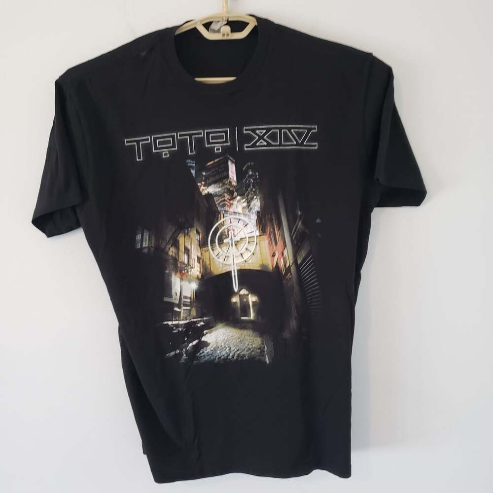Toto XIV Tour 2015 Rock Me Two-Sided Concert Black T-Shirt L